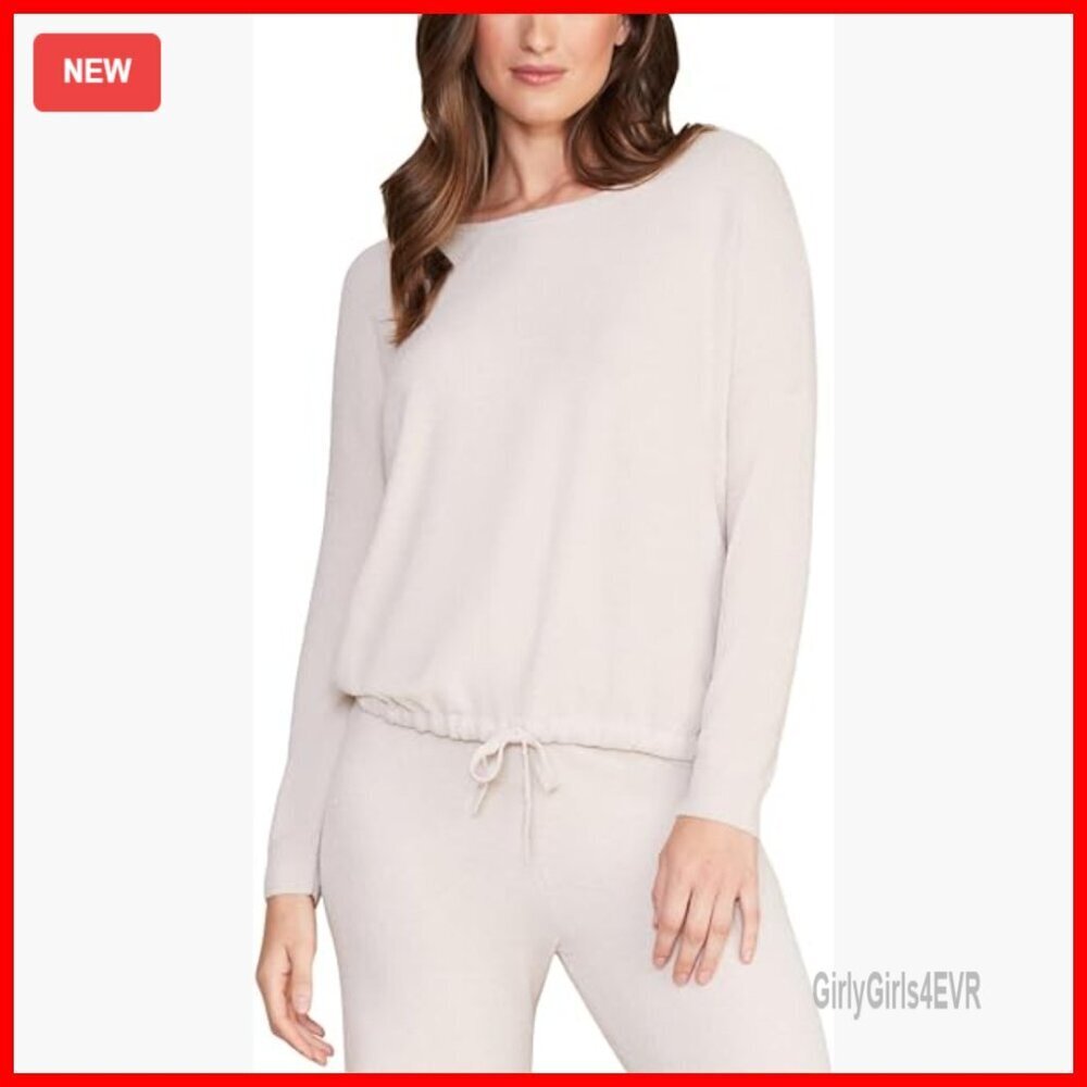 Ultra Soft Long Sleeve Pullover Sweater, Cozy Slouchy Fit, Nylon Viscose Blend